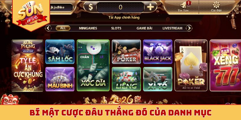 Bí mật cược đâu thắng đó của danh mục