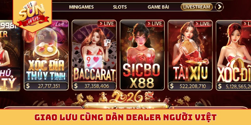 Giao lưu cùng dàn dealer người Việt