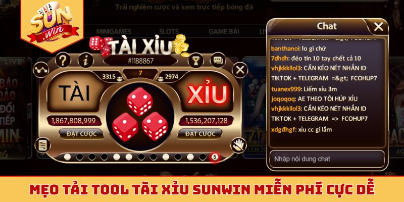 Mẹo tải tool tài xỉu Sunwin miễn phí cực dễ