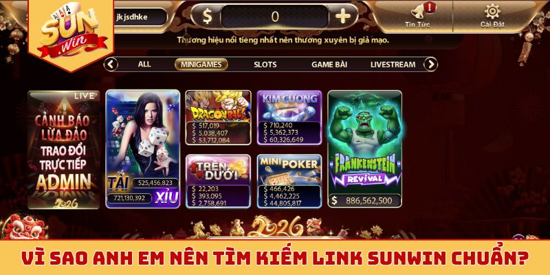 Vì sao anh em nên tìm kiếm link Sunwin chuẩn?